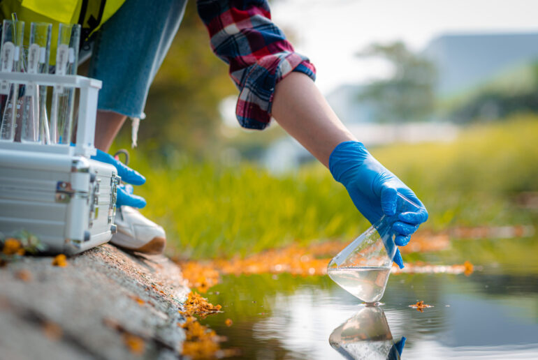 PFAS Contamination Water Sampling Header