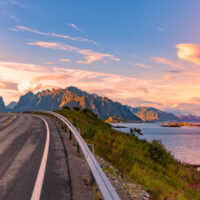 Empty road in Norway, Europe. Sunset travel
asphalt, auto, automobile, beautiful, beauty, blue, blur, cloud, drive, empty, europe, european, green, highway, hill, landscape, lofoten, mountain, nature, nobody, nordic, norge, norway, outdoor, pano, panorama, perspective, road, route, scandinavia, scandinavia13, scandinavian, scene, sea, sky, summer, sun, sunset, tourism, transport, transportation, travel, view, white, winding
Panorama of empty winding country road in Norway, Europe, Scandinavia. Auto travel on sunset. Blue sky with clouds and mountains. Lofoten islands.
