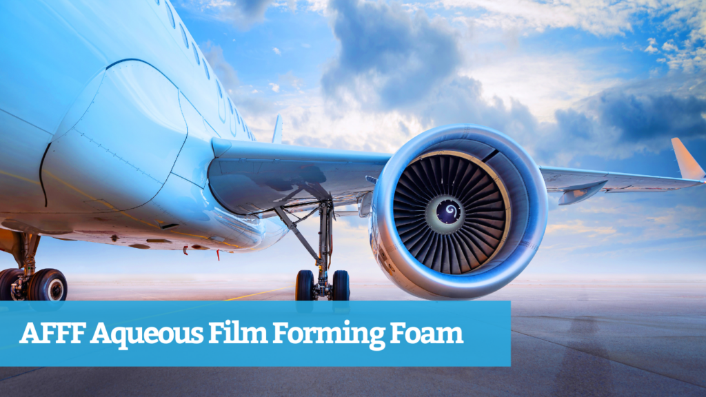 AFFF, Aqueous Film Forming Foam, airplane, airport, water treatment technology, treatment of pfas contaminated water, pfas