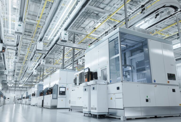 A semiconductor manufacturing facility