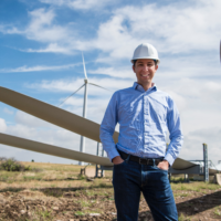 Empower EHS&S Performance with Simple Tasks That Matter Header image of a turbine worker.