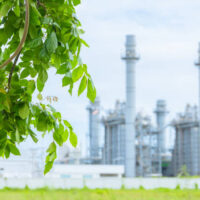 gettyimages-2164057779-612x612 Green Industry Eco Power Factory Good environment ozone air low carbon footprint wide for banner.