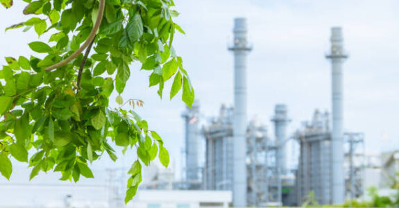 gettyimages-2164057779-612x612 Green Industry Eco Power Factory Good environment ozone air low carbon footprint wide for banner.