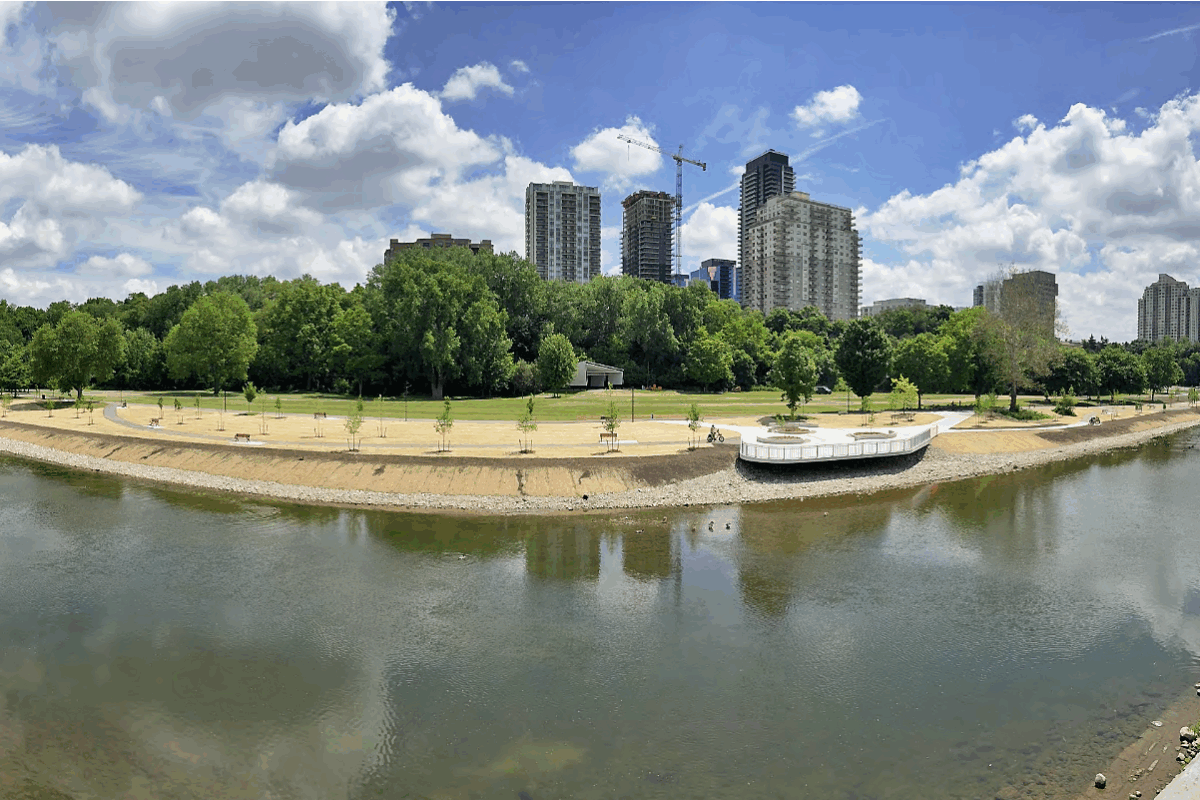 Harris Park shoreline restored