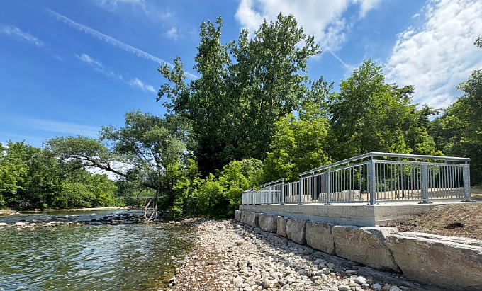 Harris Park shoreline restored with new lookout