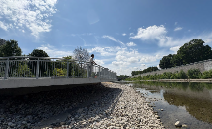 new public look out at Harris Park