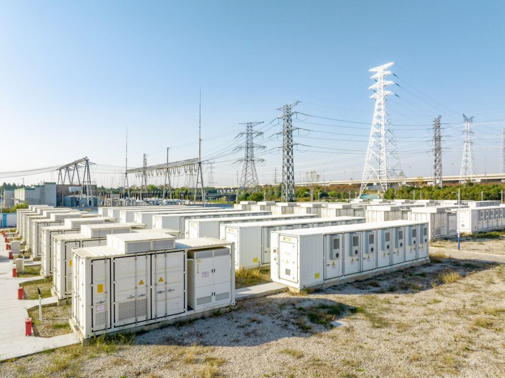 view of energy storage station